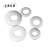 CBUB  304不锈钢垫片 垫圈 金属平垫圈 螺丝垫五金平垫 M1.6*4*0.35/200个 