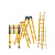 绝缘梯人字梯子玻璃钢电工梯专用伸缩梯折叠梯防滑绝缘凳嘉能厂家 伸缩梯 7米