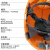FSMZ太阳能带风扇的安全帽内置空调制冷工地头盔夏防晒遮充电降温帽子 红色9000内置双风扇-无太阳能