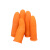 COFLYEE 橡胶防滑手指套橙色一次性防护手指头套加厚耐磨麻点乳胶指套 橙色小码 S