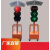 陕西太阳能可移动升降红绿灯道路交通信号灯场地驾校指示灯 300-8B-60型升降款 300四面两灯
