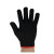 曼睩 620黑色100双装 劳保手套棉线加密防护手套加厚尼龙保暖耐磨工地车间工作手套ML007
