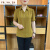 FR.YH.ZH腾彩电子商务商行夏2024洋气新中式妈妈装小方领短袖小衫气质显瘦 米粉色 XL(建议85-110斤)