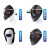 自动变光电焊面罩 焊接头盔可调节灵敏度二保氩弧防打眼面屏 自动变光电焊面罩可翻盖