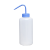垒固 广口塑料洗瓶大口塑料清洗瓶实验室洗气瓶 500ml(蓝色)