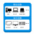 尽能 HDMI光端机 4K高清视频光纤延长器1对装 4路HDMI+USB1.0+单模单纤LC JN-D2920