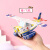 拼图女孩手工diy3D立体拼装模型男孩积木玩具幼儿园儿童礼物 红色 古董飞机
