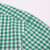 才子依佳夏季格子衬衫男短袖薄款男士纯棉休闲上衣黑白格子全棉半袖衬衣 绿色CSD9035 39/M/170