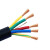 奔辉 国标YC橡套3+2芯电缆线 橡胶铜芯电线户外软芯通用护套电线 一米价 3*150+2