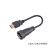 防水HDMI连接器带线插座IP67插头高清数据线HDMI软排线2K数据 HDMI公直头/公直头带线插头 30cm