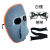 电焊面罩眼镜焊工眼镜面具轻便护脸透气防强光防打眼防烧脸电气焊 1黑镜（不含面罩和绑带）