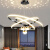 2023新款客厅照明吸顶灯大尺寸大厅灯现代简约大气LED水晶吸顶灯 大号(3室2厅)无极遥控5