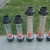 【高品质】LFS50管道式塑料浮子流量计水液体LZS转子PVC流量计 长管1-10T/H【无杆】内径63mm