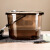 铸固 茶渣桶 家用办公室茶水桶茶渣过滤废水桶茶道茶具配件排水管茶叶茶水分离垃圾桶 绿色大号12L（送管）