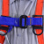 工地安全带大挂钩国标全身五点式保险带安全绳电工腰带高空作业带缓冲包 欧式单大钩带缓冲2米