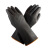 百舸 北塔黑色工业级耐酸碱乳胶手套 加长加厚防腐蚀耐磨防水劳保乳胶手套 35cm