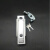 MS713 方型电柜门锁 配电箱柜体柜门锁消防锁MS712通信箱锁平面锁 MS712  配直片 MS713 配两点耳朵片