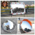 交通室内外广角镜道路广角镜转角镜球面镜安全反光镜凸面镜子 2米加厚镀锌立杆