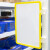 海斯迪克 强磁仓库货架标识牌 信息分类牌展示牌商品标签牌 双磁座+黄色外框A5 HKCX-366
