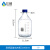 江玻 试剂瓶玻璃蓝盖透明棕色螺口广口密封瓶带刻度样品瓶采样瓶实验室 透明细口2000ml试剂瓶 