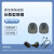 3适用sony索尼耳机套MDR-EX255AP哥伦比亚套哥套入耳式xm4耳机耳塞 加长款加小透灰3对送收纳盒