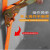 固定棘轮捆绑带货车拉紧器紧绳器收紧绑刹车器快速货物绳捆 宽3.8cm长6米+2T拉紧器 橙色