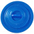 定制适合单买配套蓝色白色加厚圆形垃圾桶塑料水桶盖子60L100L160l280升 蓝色60升桶盖子 直径45.5厘米