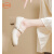 鞋柜（shoebox）达芙妮集团旗下玛丽珍女鞋2024新款夏季高跟鞋女粗跟配裙小皮鞋女 米白色 36  标准码