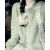 流霞丝语春秋装外套女2024新款洋气减龄高端品牌绿色花边设计感针织毛衣开 绿色 S