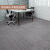 办公室地毯拼接地垫方块水泥地面满铺全铺商用大面积客厅卧室pvc 棕白条纹加强