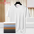 梦特娇（MONTAGUT）新疆棉特柔软男士T恤夏季中式重磅刺绣圆领短袖 梦特娇-白色 S：85-105斤