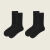 夸哥纯色长袜子韩版学生运动中筒袜男女学院风学生百搭网红白色长筒袜 纯黑2双+纯白1双