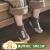 兔兔大文宝宝地板袜0-1-2岁新生婴儿鞋子春夏季儿童软底防滑防掉学步鞋袜 字标巧克力色 内长13.5cm（建议1-2岁）