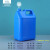 化科 实验室用透气塑料瓶 液体样品包装 10L方桶蓝色【配透气盖】2个