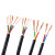 竹江电线电缆 RVV3*6平方国标3芯新能源汽车充电桩电源线 三芯多股无氧铜丝软护套线 黑色 1米