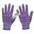 手套干活用的 夏季薄款尼龙线 透气工作耐磨手套劳保弹力 劳工劳 桔色尼龙手套(12双) L