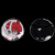 沁漫海【黑鸭动漫】吧唧保护套 动漫透明圆形爱心徽章套挂件保护套周边 N-84心形