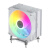 雅浚（ProArtist）RGB炫光灯效 CPU风冷散热器 E3W V2 白(4热管/intel平台/RGB)
