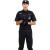 征战虎 保安服夏装 短袖门卫保安工作服套装 可定制logo 短袖套装+标贴 4XL(190cm)