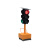广西300型道路升降式移动太阳能交通信号红绿灯警示黄闪箭 300-8B-60型升降款 300四面两灯