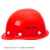 卡莱文标工地安全帽透气男建筑施工加厚玻璃钢领导工人头盔 圆顶玻W红色