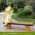 初构想（CHUGOUXIANG）户外卡通动物坐凳摆件座椅熊长颈鹿装饰雕塑景区公园林布朗幼儿园 Y-1398-2多人长颈鹿坐凳 -含发