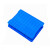 海斯迪克 零件盒分格箱物料盒五金工具收纳箱螺丝盒 长方形4格蓝350*200*85mm