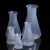 塑料烧瓶 三角烧瓶 实验室用品 pp锥形烧瓶   锥形瓶 100ml