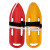 竹特 救援浮筒 跟屁虫游泳辅助配件水上游泳水域救援大浮力防滑浮漂浮板 单人 橙色 企业定制