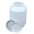 臻安心 多功能塑料圆桶大容量带盖加厚塑料发酵化工环卫工业物业物胶桶 50L白色【加厚】