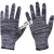手套干活用的 夏季薄款尼龙线 透气工作耐磨手套劳保弹力 黑色尼龙手套(36双)条纹款 S