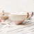 儿童陶瓷碗 猫咪卡通碗个性可爱立体陶瓷碗学生碗家用日式餐具儿童创意米饭碗 棕色花猫碗