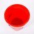 越越尚 塑料桶 18升带盖 红色手提加厚带盖通用水桶 学生宿舍洗澡洗衣桶YYS-XST-005