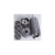 深井泵叶轮串100QJY塑料水轮导叶导流件BLT多级泵配件 80QJDY2-140/32-1.8K1
